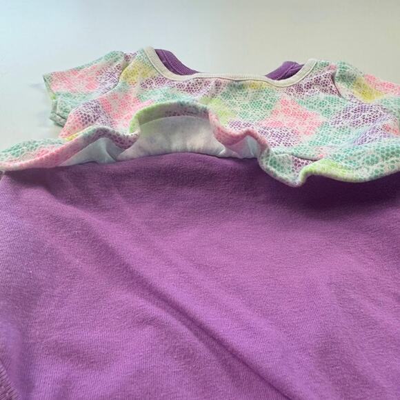 Garanimals Baby Girls 3D Floral Purple Onesie Body Suit 3-6 Months - Picture 5 of 10
